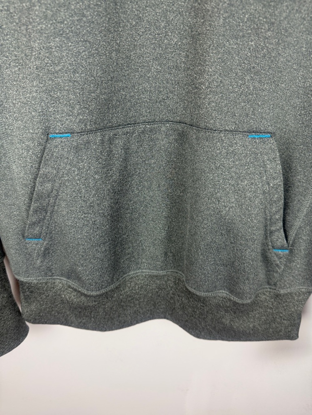 Puma Warm Cell Technical Pullover Hoodie - Heather Charcoal & Blue Women's Large - Picture 9 of 15